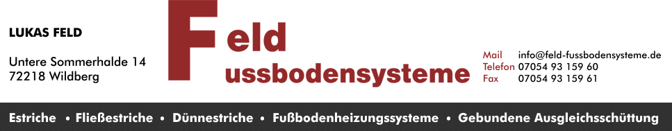Logo Feld Fussbodensysteme